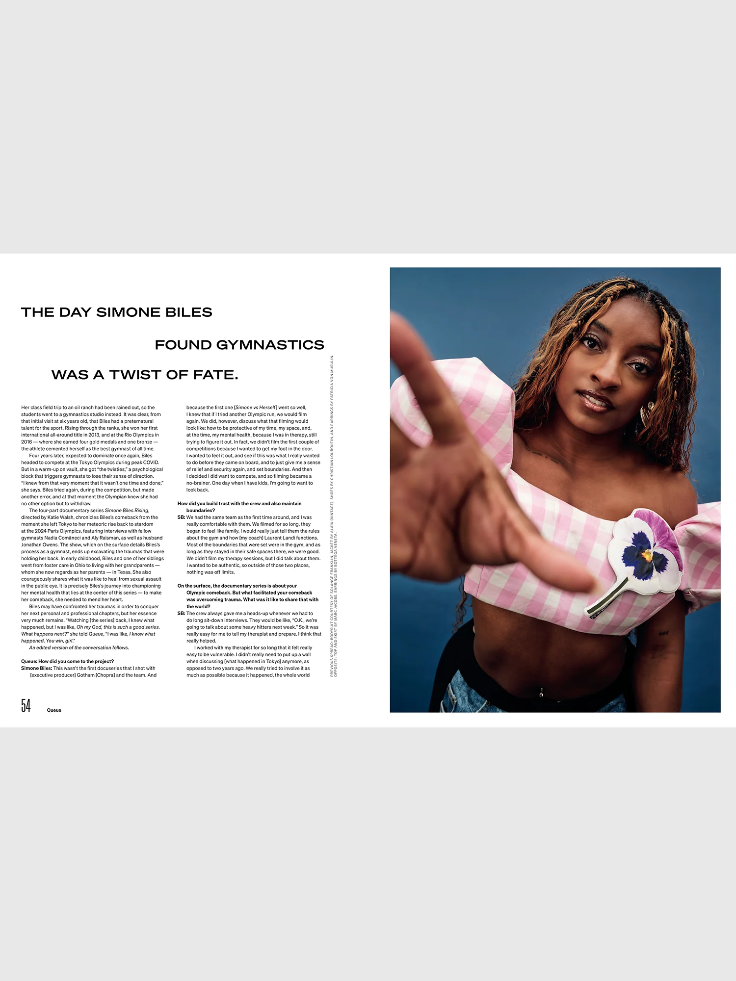 Queue Issue Twenty - Simone Biles - Image 4