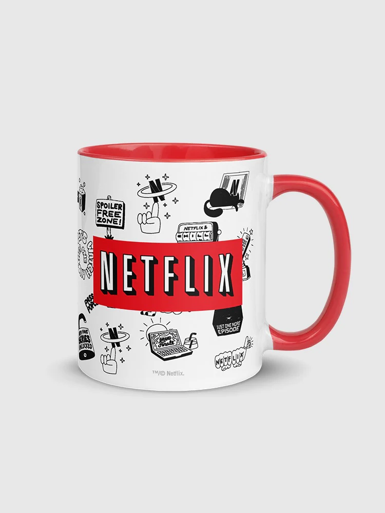 Netflix Vintage Logo Two-Tone Mug - Image 2