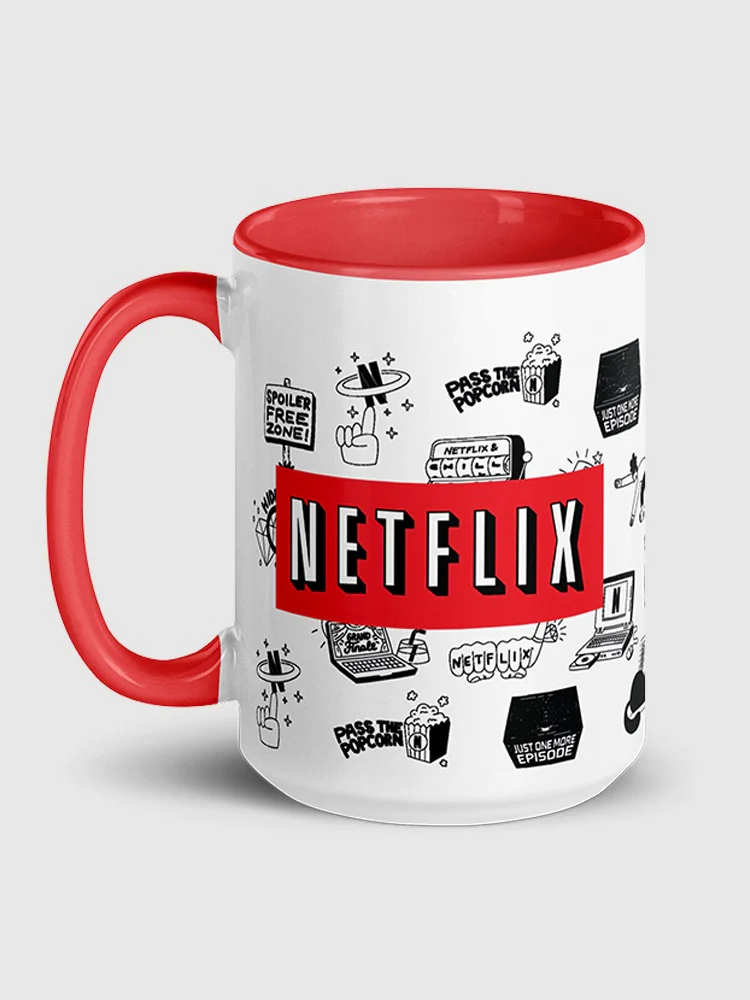 Netflix Vintage Logo Two-Tone Mug - Image 3