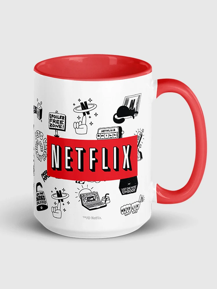 Netflix Vintage Logo Two-Tone Mug - Image 4