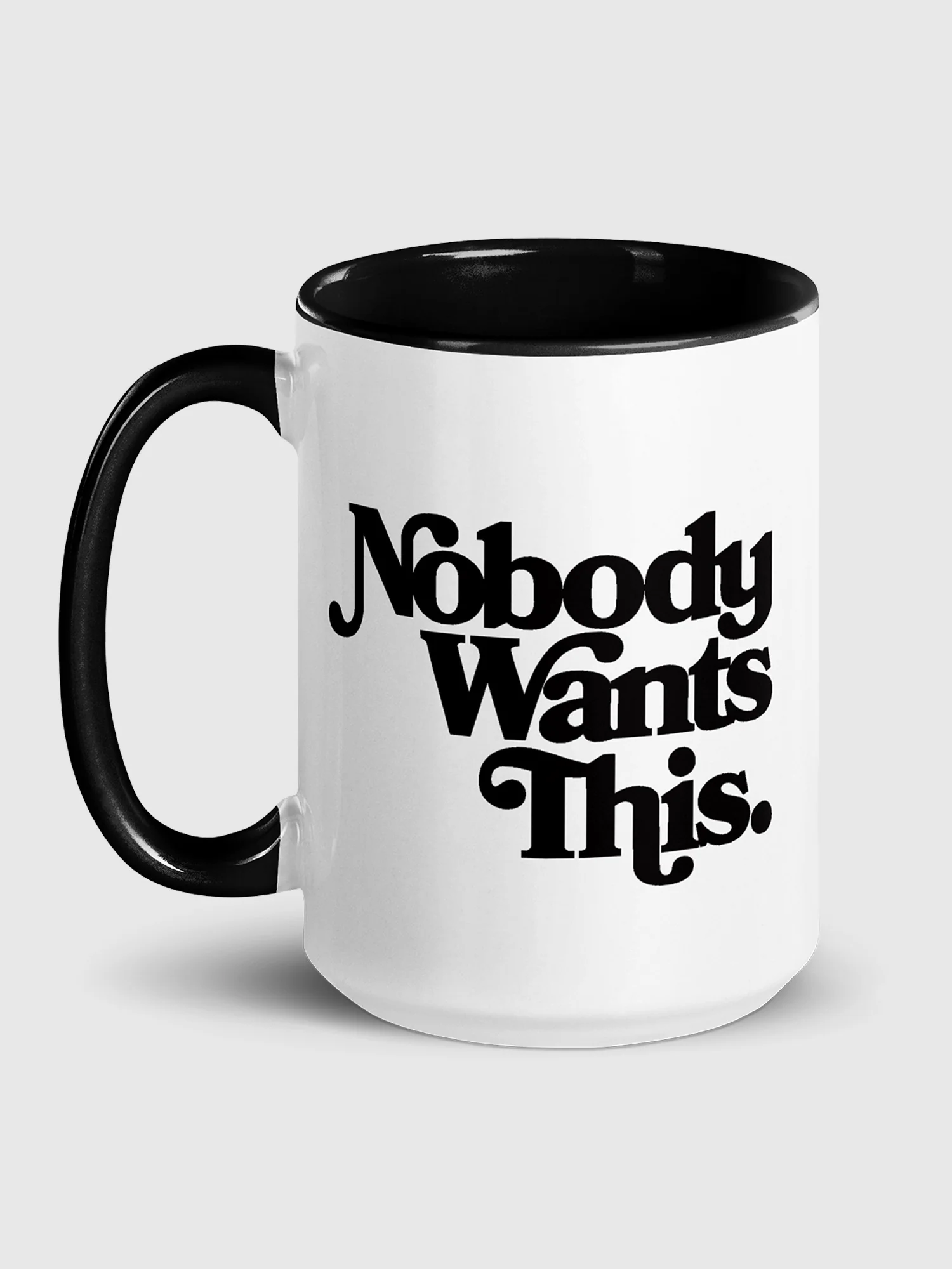 Nobody Wants This Logo Two-tone Mug - Image 5