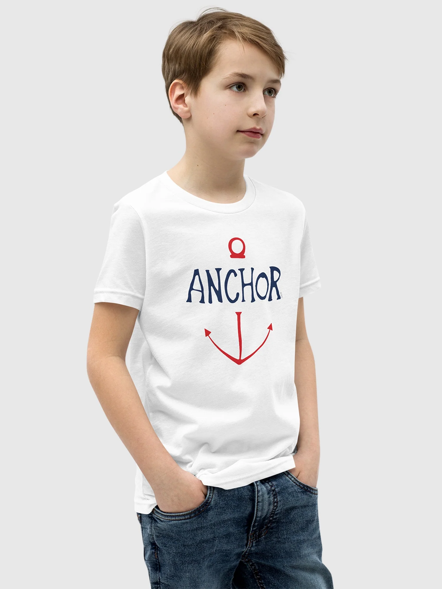 One Piece Anchor Kids T-Shirt - Image 2