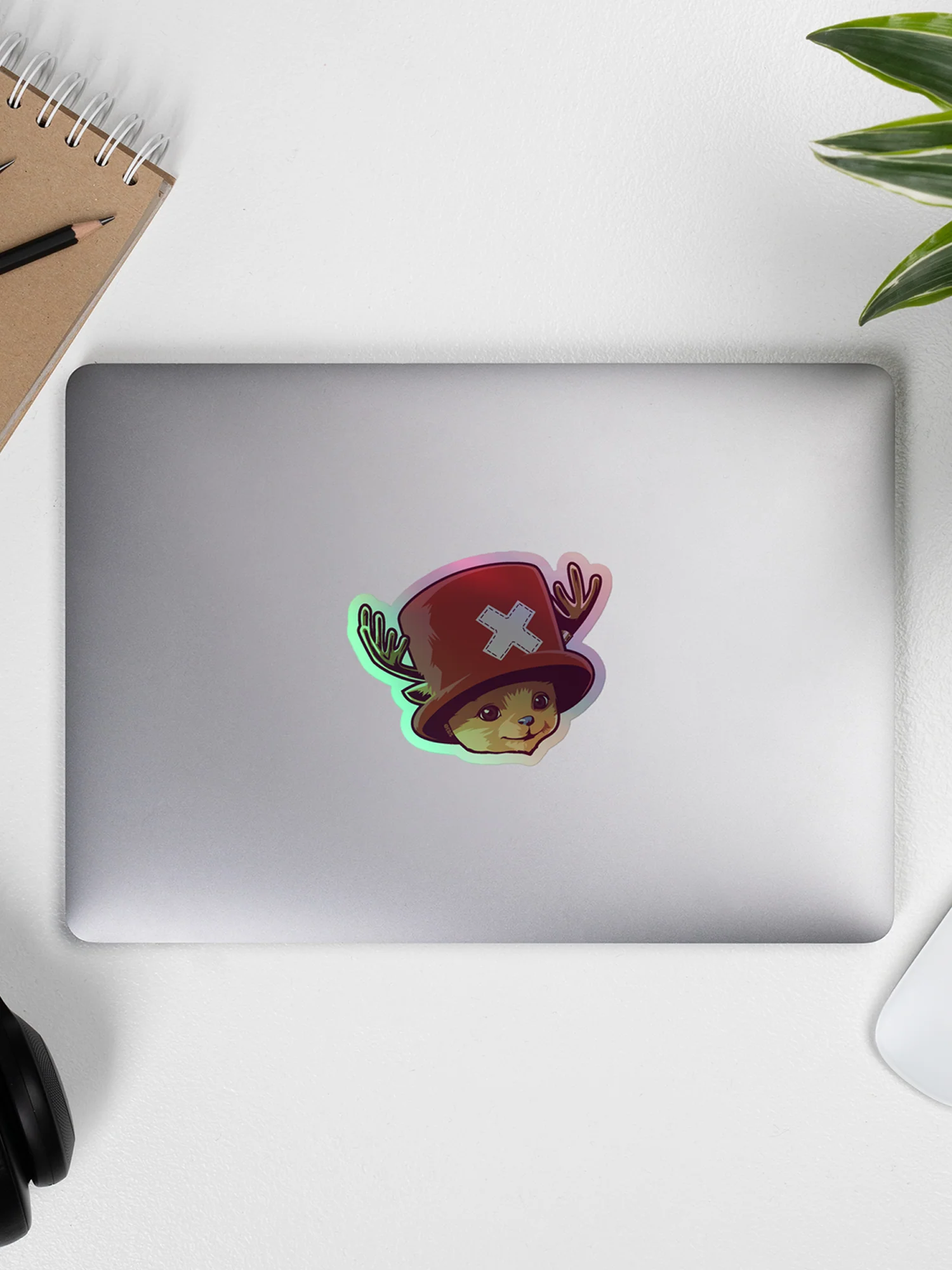 One Piece Chopper Holographic Sticker - Image 3