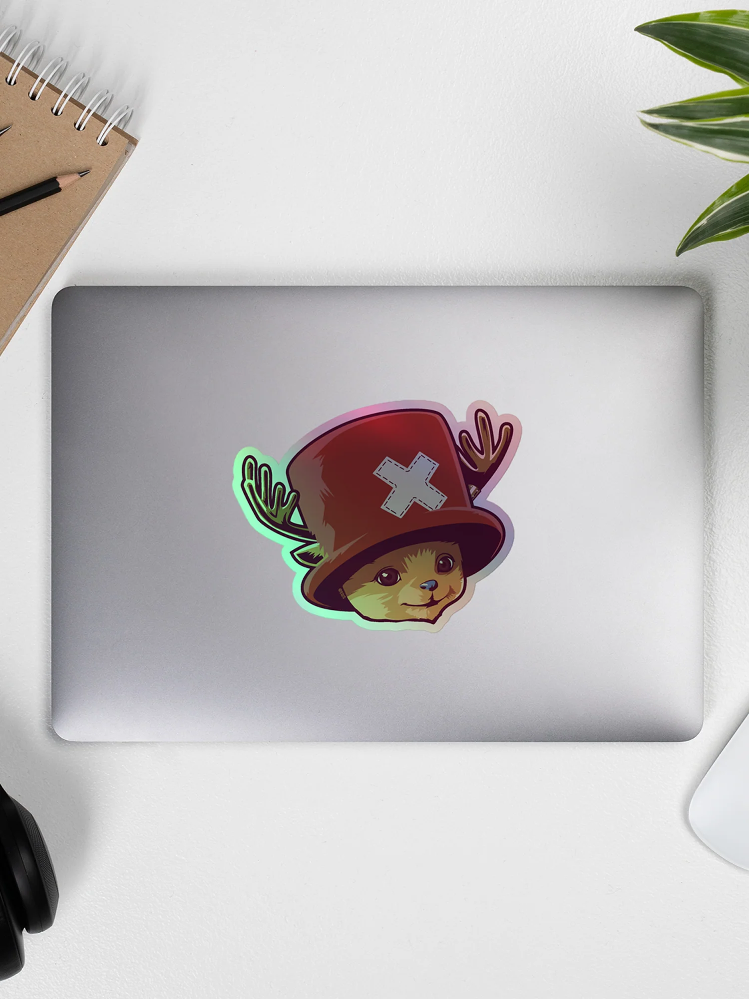 One Piece Chopper Holographic Sticker - Image 5