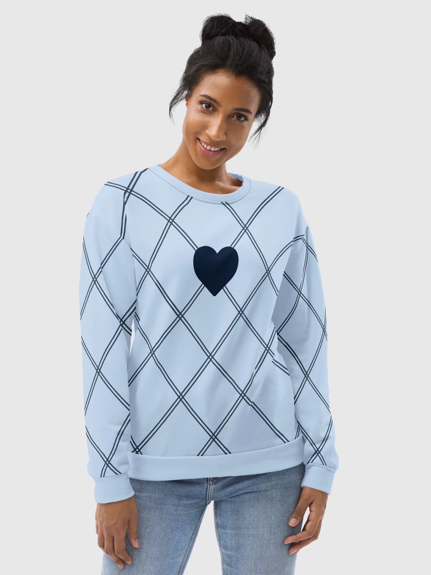 One Piece Crewneck Sweatshirt Nami Heart - Image 3