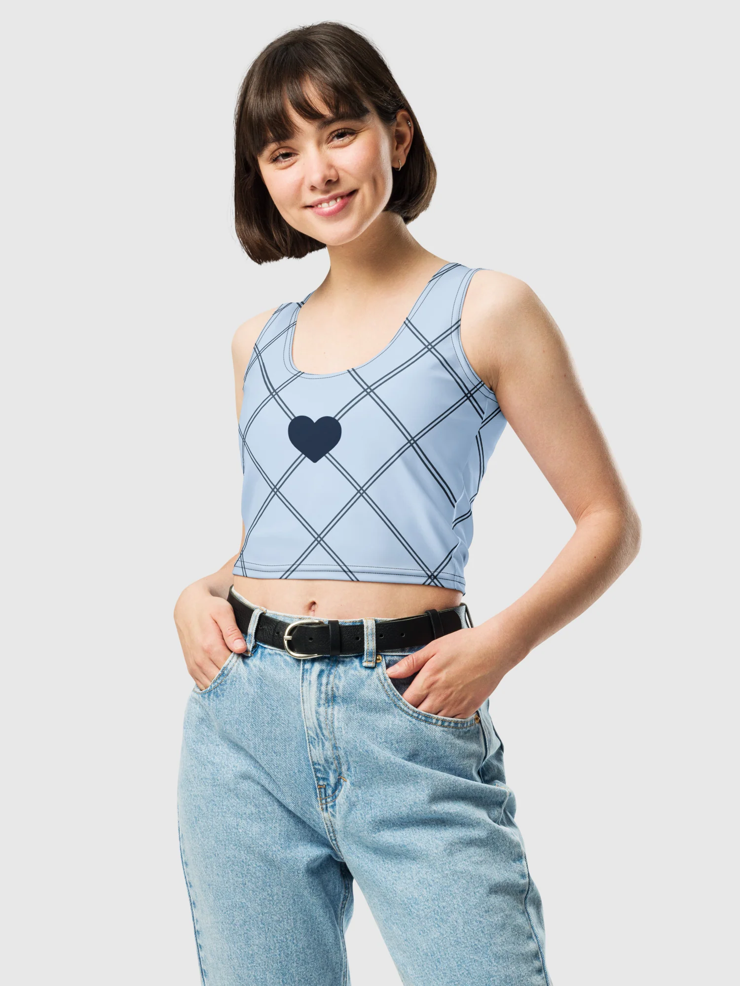 One Piece Cropped Tank Top Nami Heart - Image 3