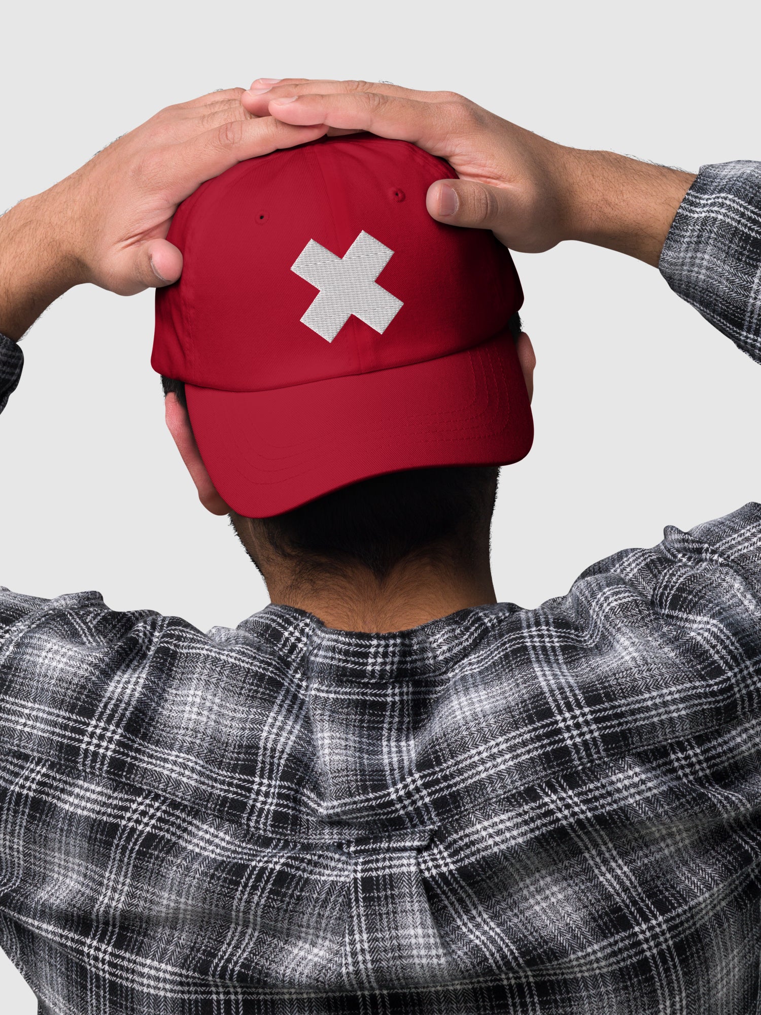One Piece Embroidered Dad Hat Chopper X - Image 4