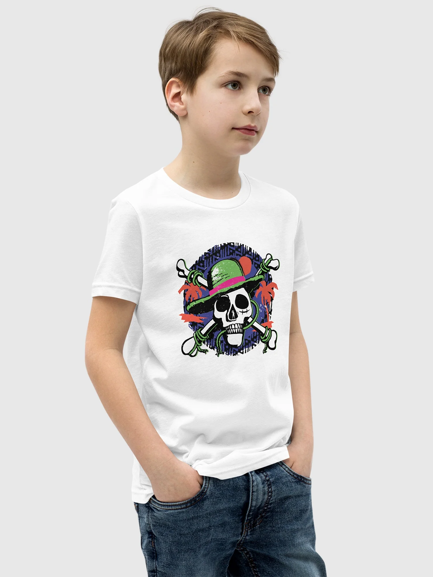 One Piece Jolly Roger Kids T-Shirt - Image 3