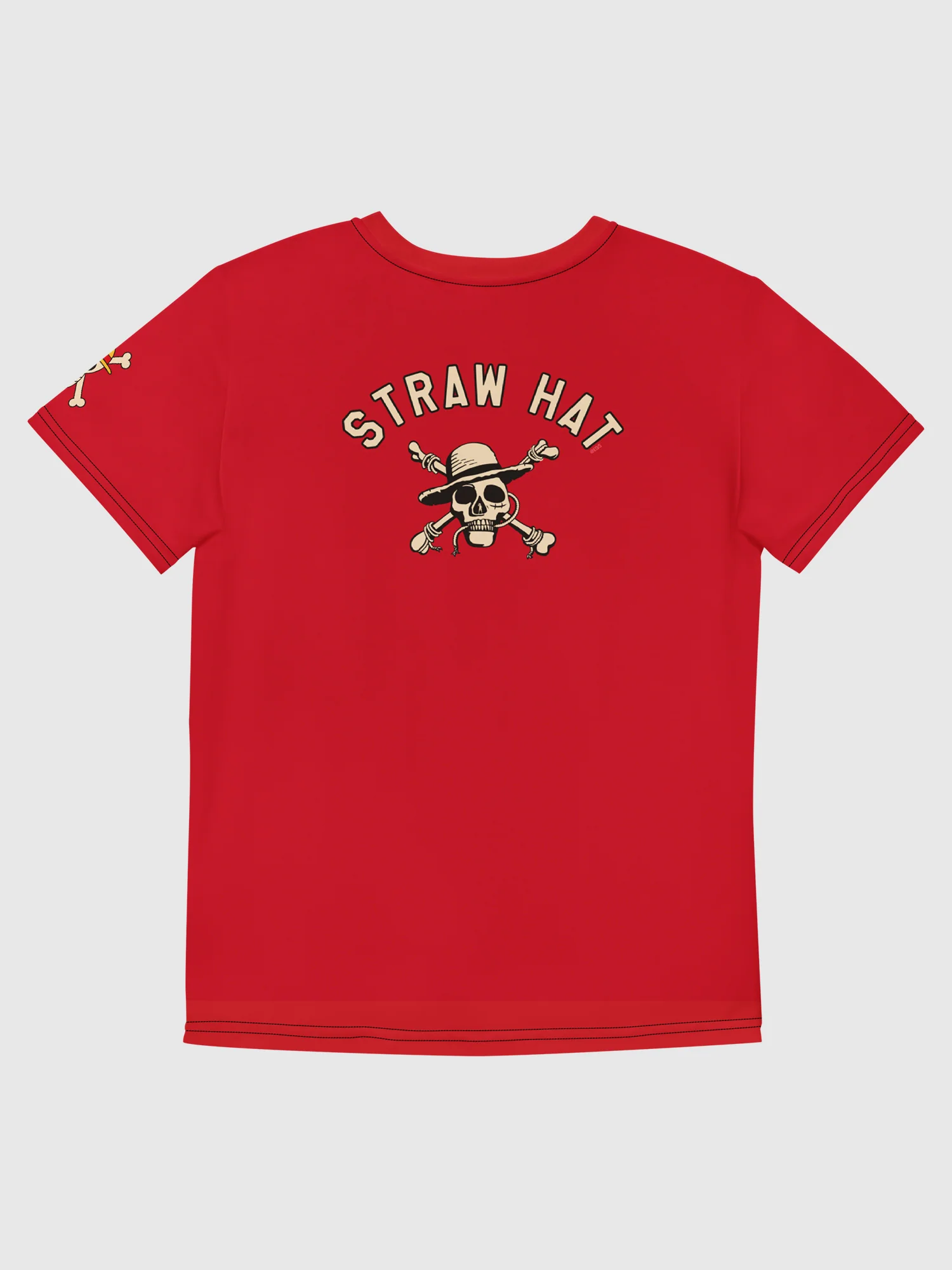 One Piece Youth T-Shirt Straw Hat Neighbours - Image 2