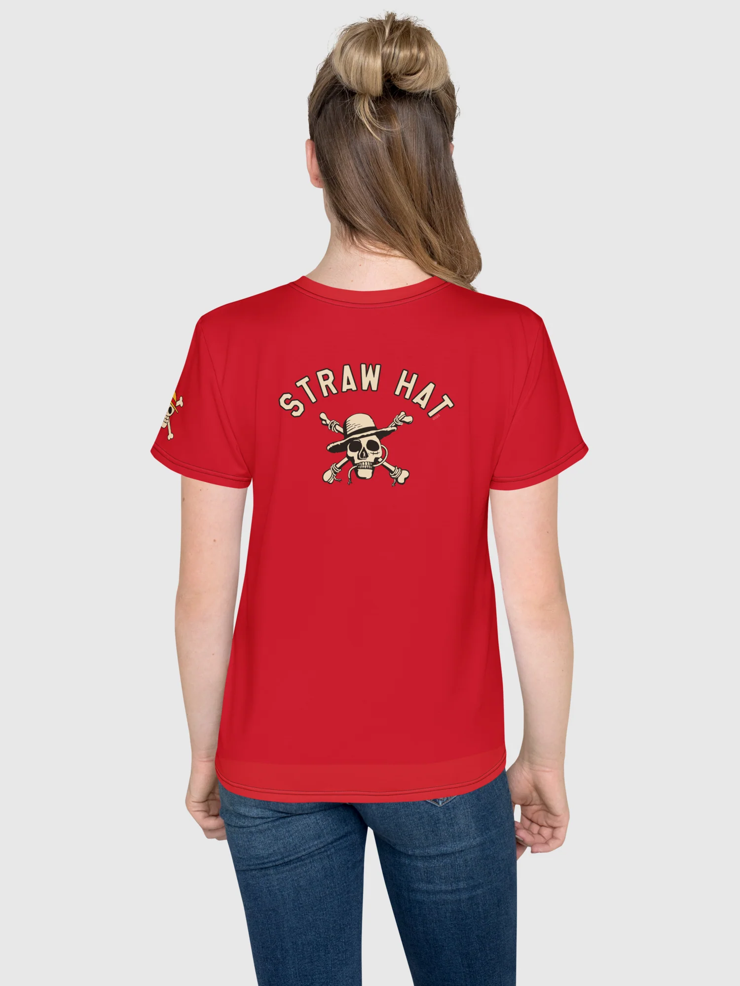 One Piece Youth T-Shirt Straw Hat Neighbours - Image 4