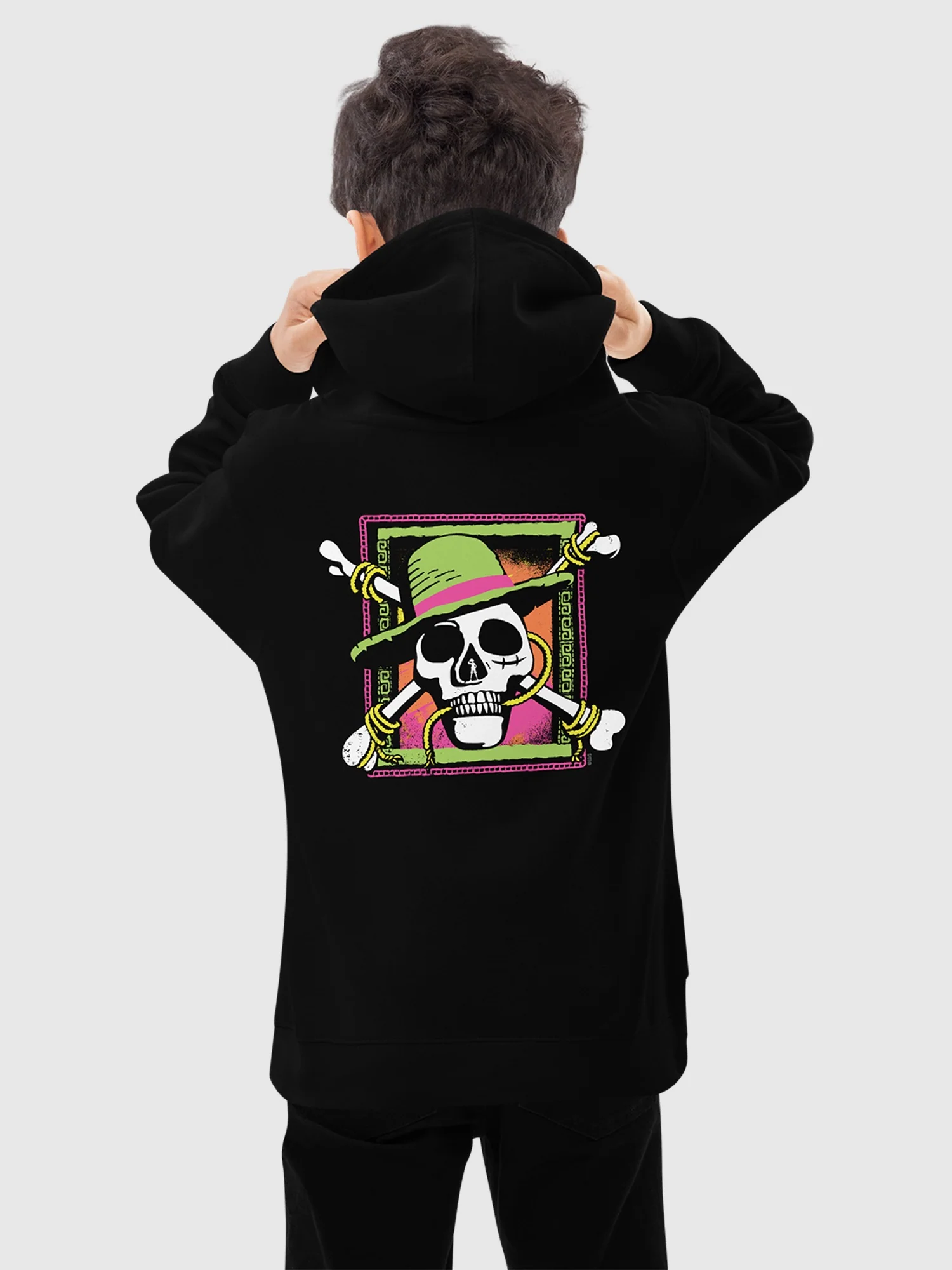 One Piece Main Logo Kids Hoodie - Image 3