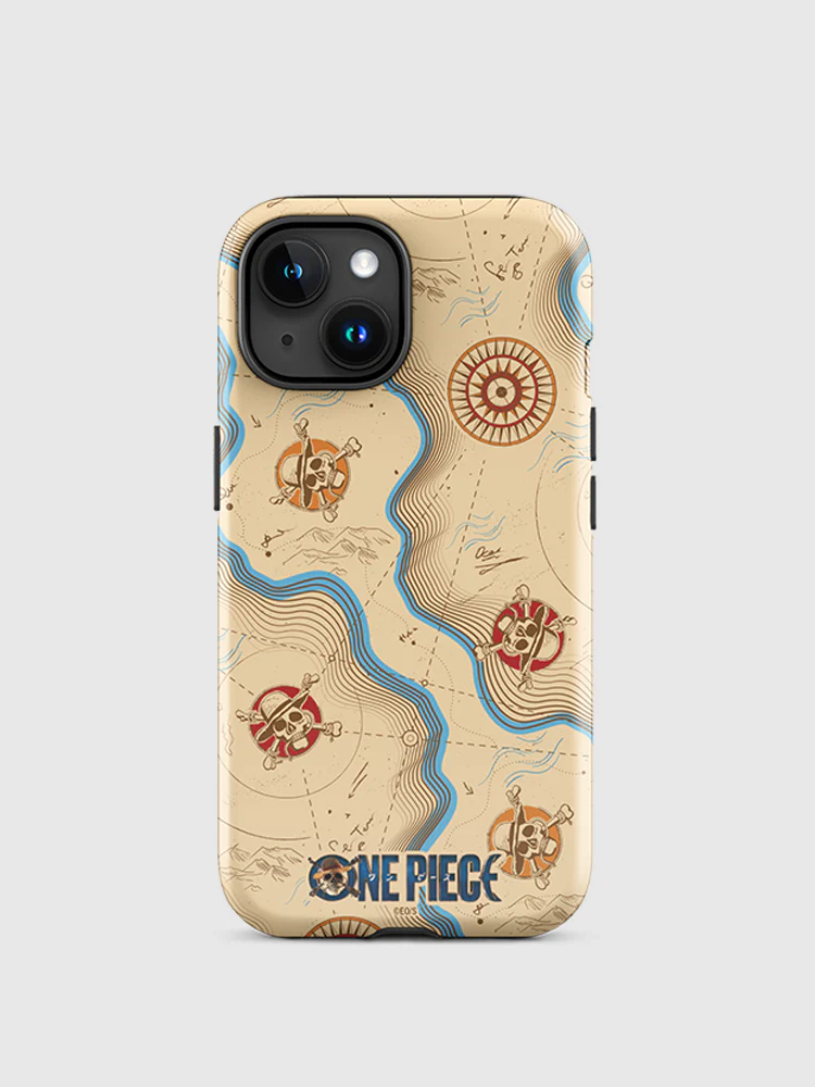 One Piece Map Pattern iPhone Tough Case - Image 10
