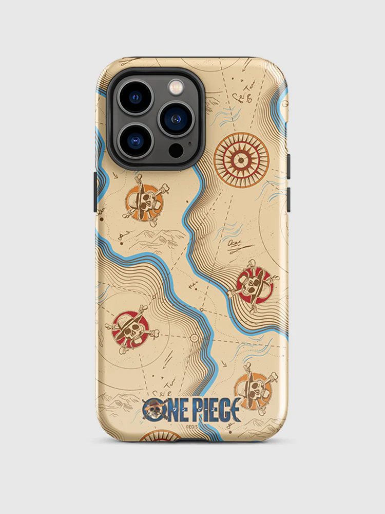 One Piece Map Pattern iPhone Tough Case - Image 11