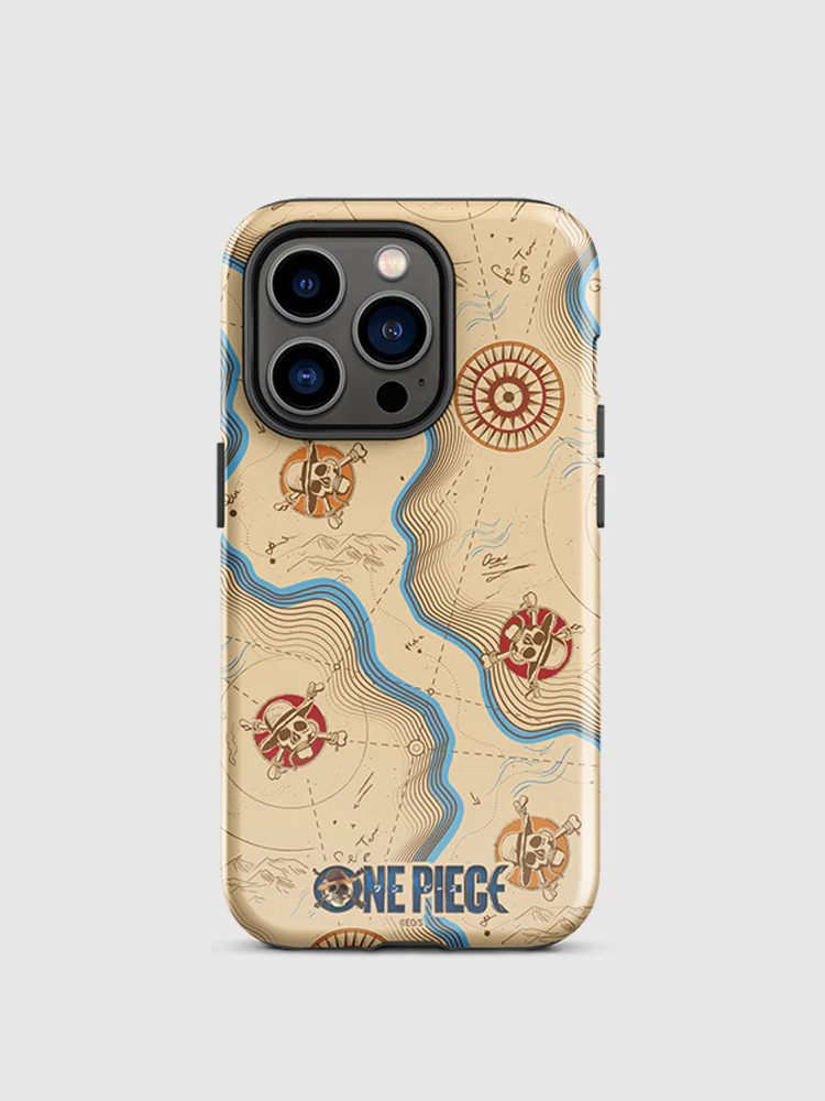 One Piece Map Pattern iPhone Tough Case - Image 12