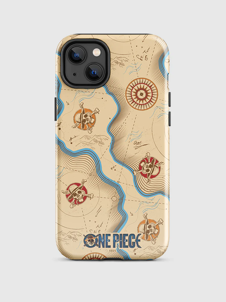 One Piece Map Pattern iPhone Tough Case - Image 13