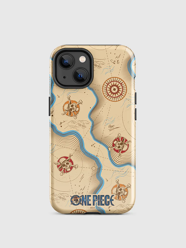 One Piece Map Pattern iPhone Tough Case - Image 14