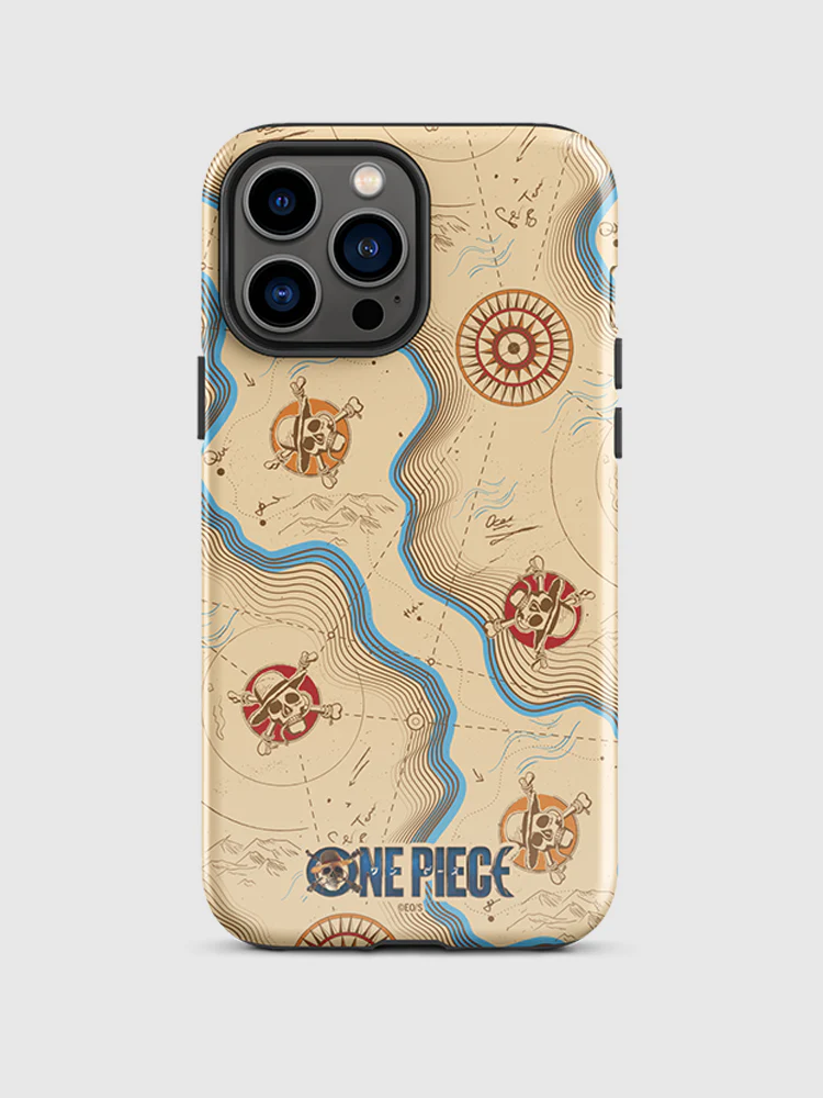 One Piece Map Pattern iPhone Tough Case - Image 15