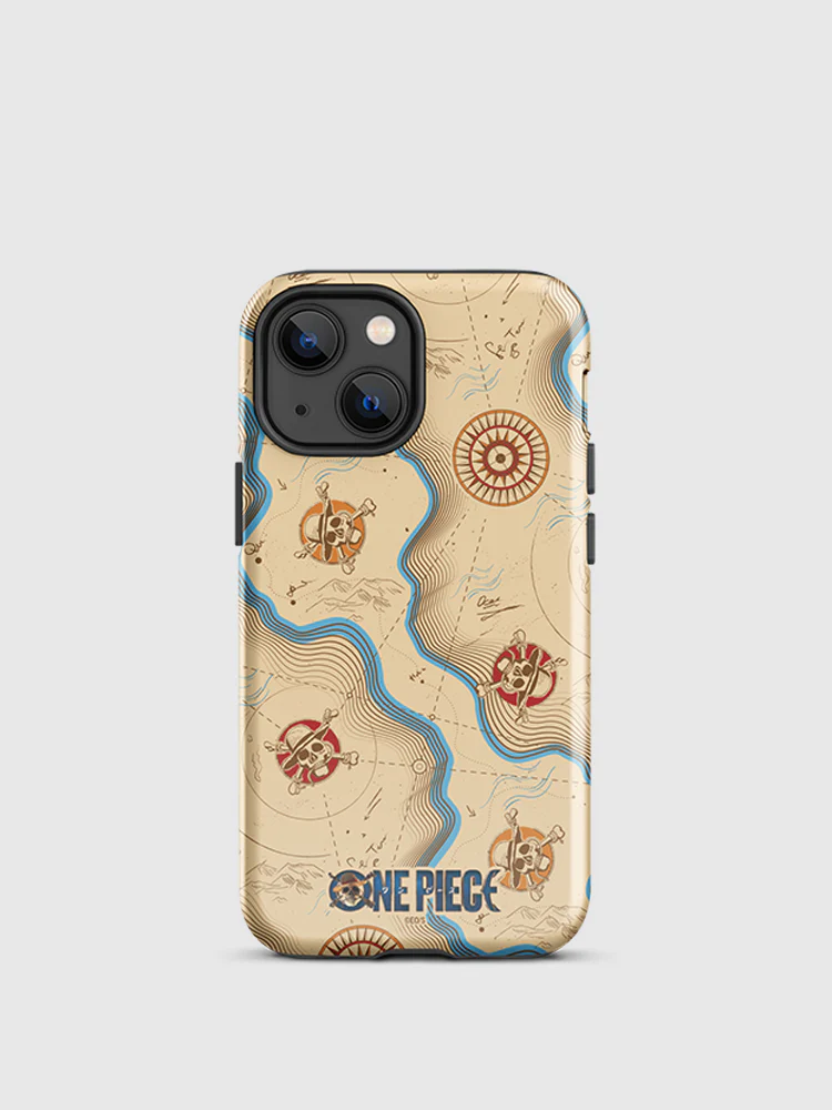 One Piece Map Pattern iPhone Tough Case - Image 17