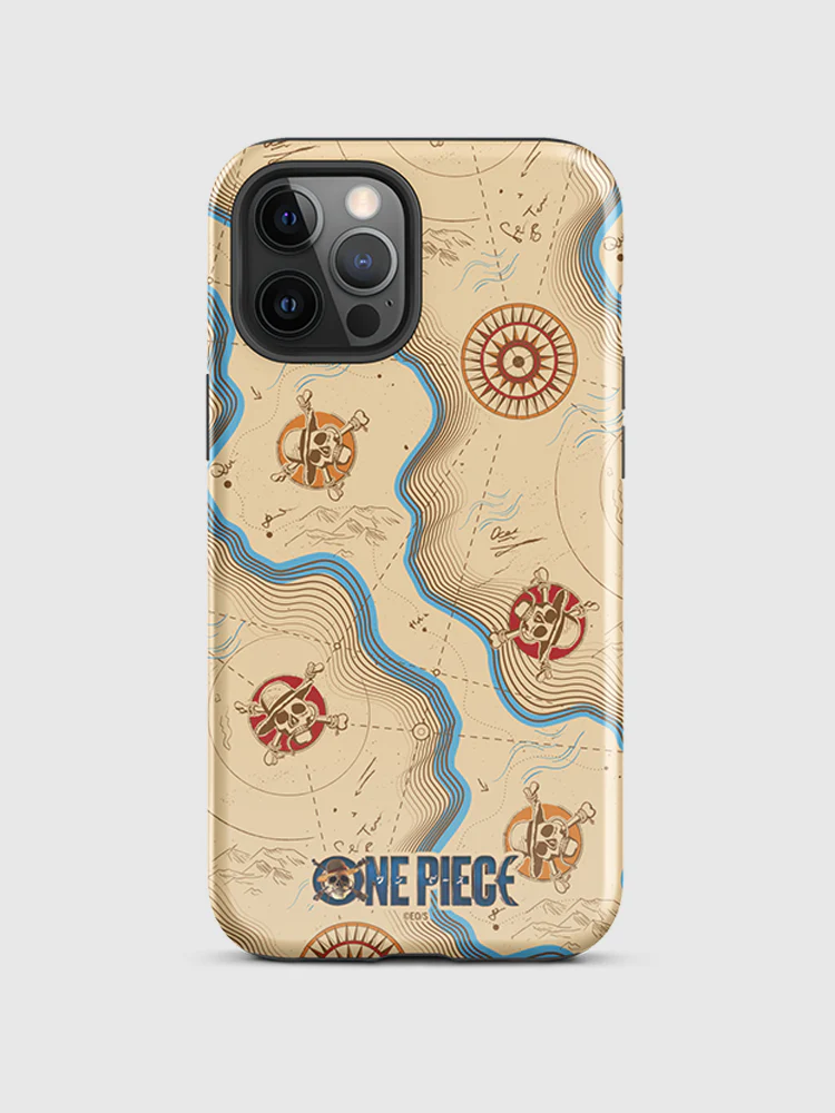One Piece Map Pattern iPhone Tough Case - Image 19