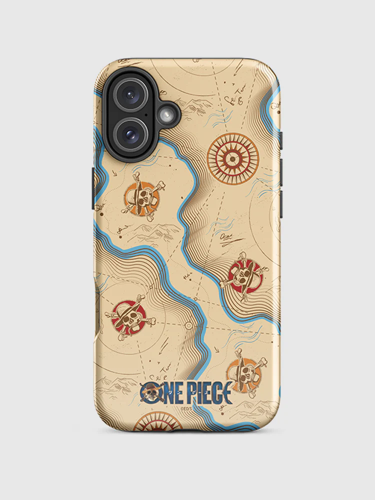 One Piece Map Pattern iPhone Tough Case - Image 5