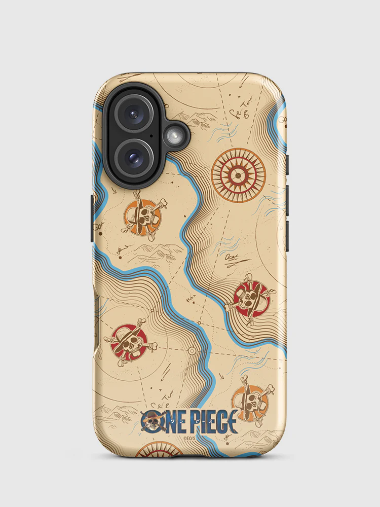 One Piece Map Pattern iPhone Tough Case - Image 6