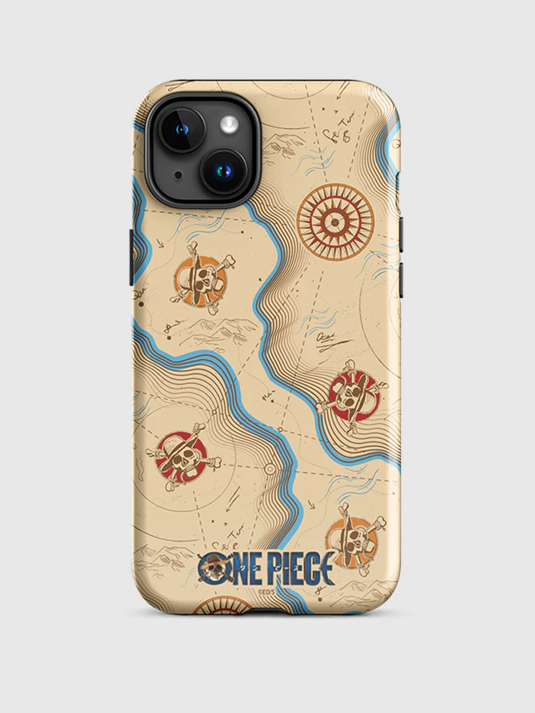 One Piece Map Pattern iPhone Tough Case - Image 9