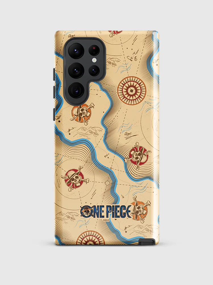 One Piece Map Pattern Samsung Tough Case - Image 10