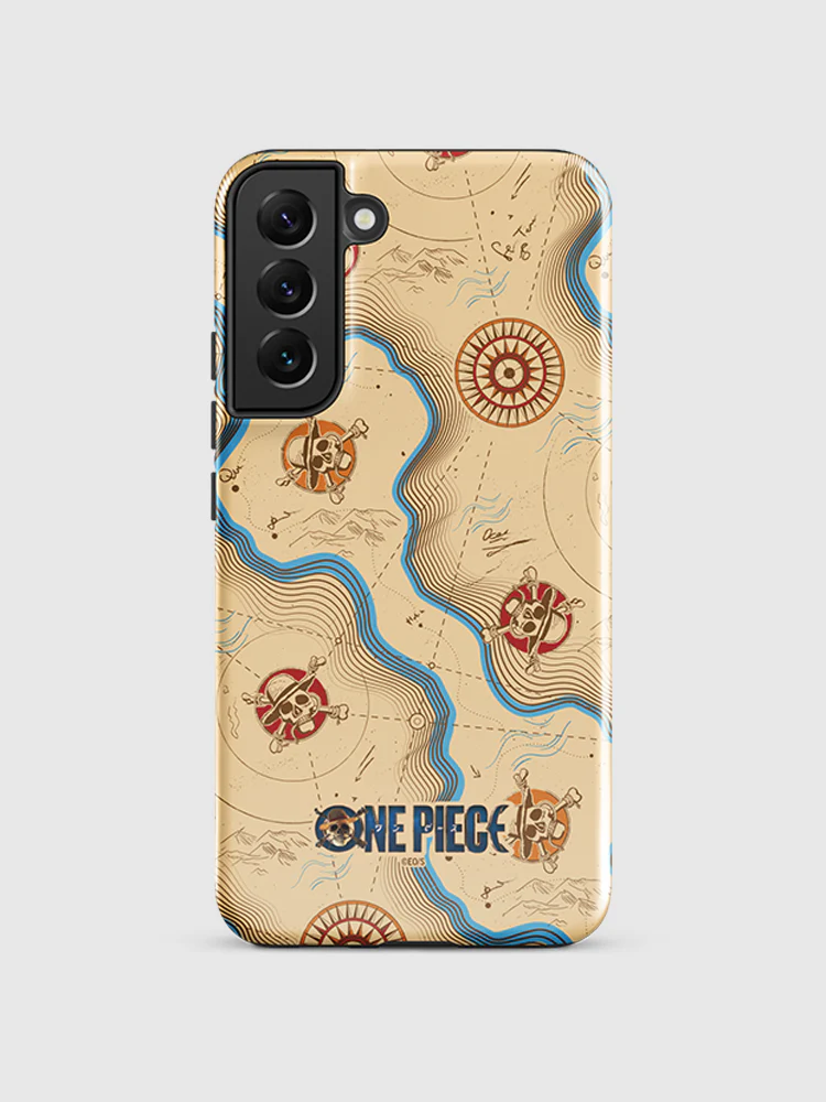 One Piece Map Pattern Samsung Tough Case - Image 11