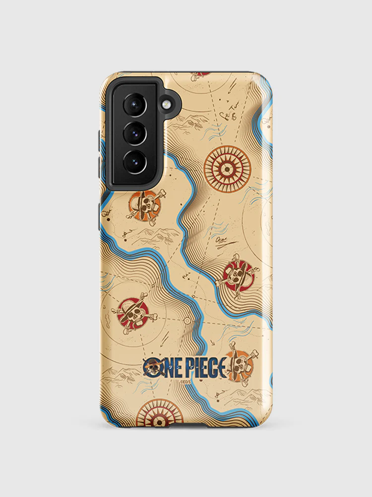 One Piece Map Pattern Samsung Tough Case - Image 12
