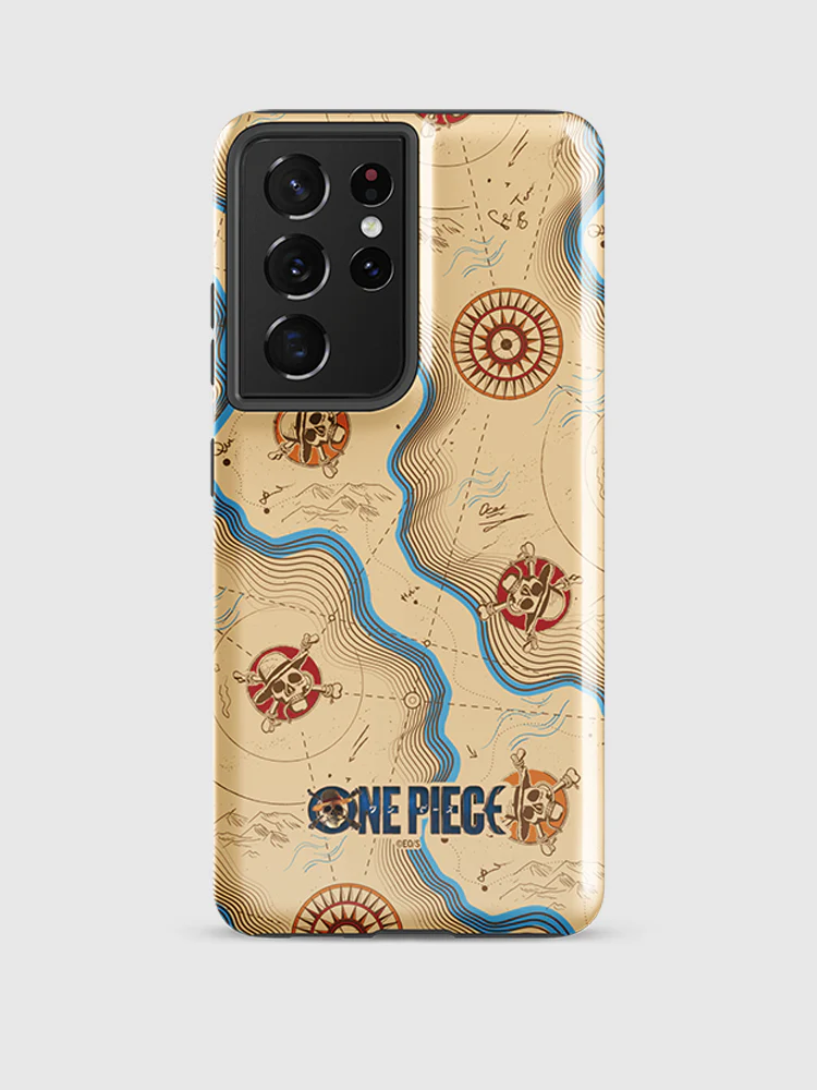 One Piece Map Pattern Samsung Tough Case - Image 14