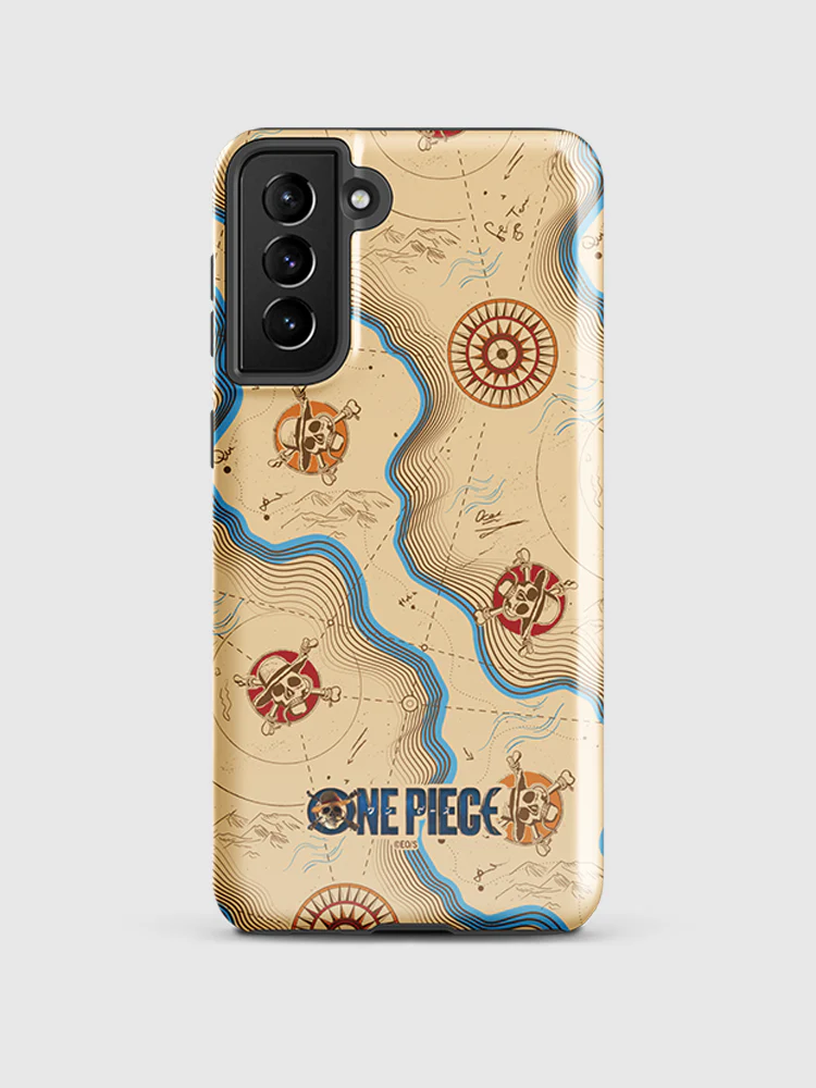 One Piece Map Pattern Samsung Tough Case - Image 15