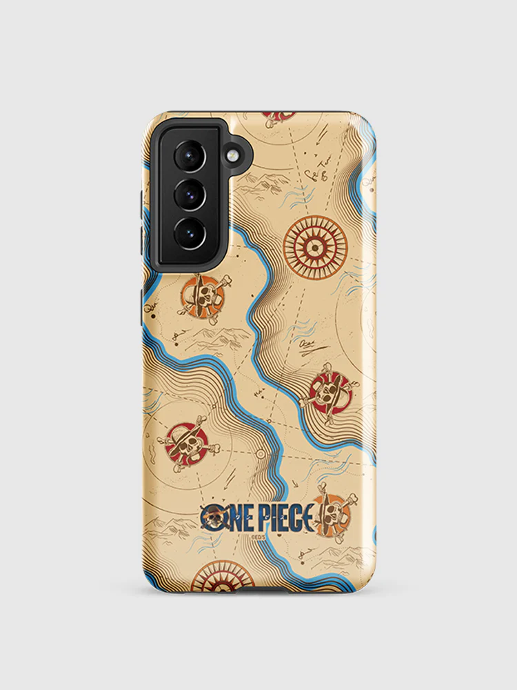 One Piece Map Pattern Samsung Tough Case - Image 16