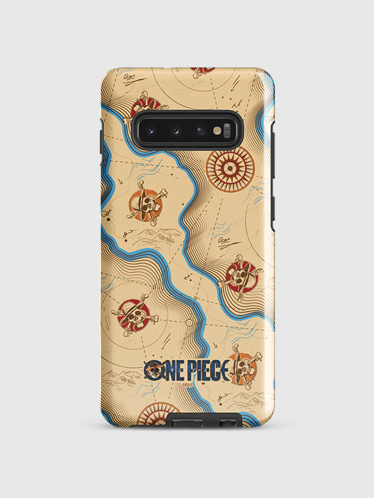 One Piece Map Pattern Samsung Tough Case - Image 21