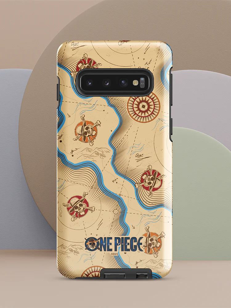 One Piece Map Pattern Samsung Tough Case - Image 3