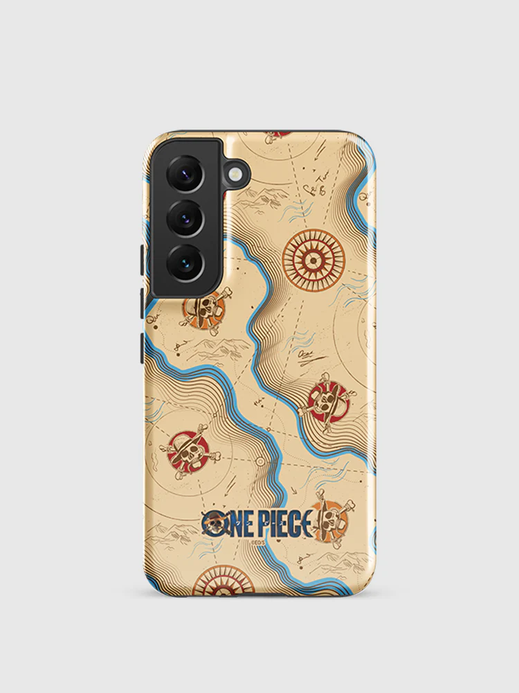 One Piece Map Pattern Samsung Tough Case - Image 4