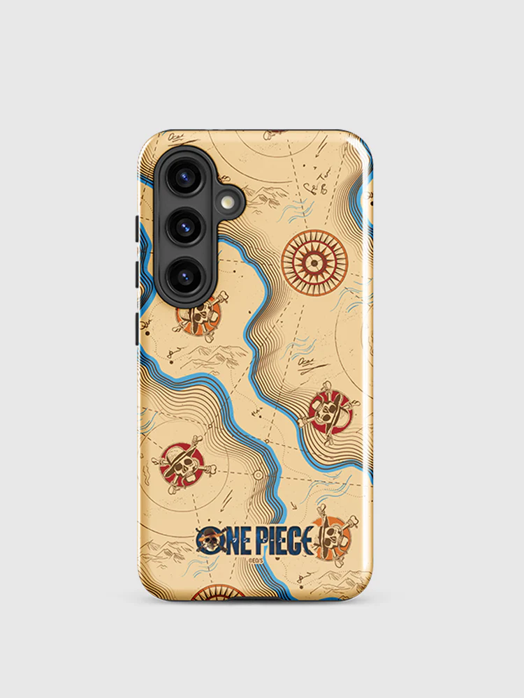 One Piece Map Pattern Samsung Tough Case - Image 6