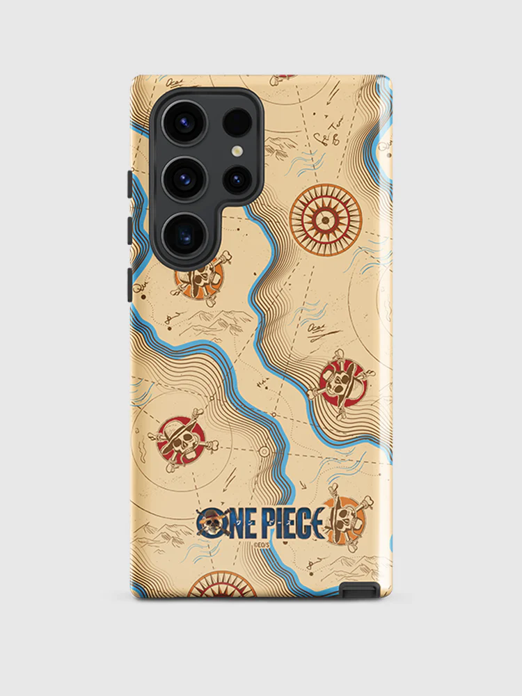 One Piece Map Pattern Samsung Tough Case - Image 7
