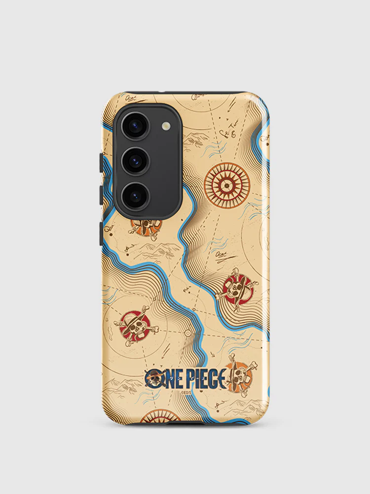 One Piece Map Pattern Samsung Tough Case - Image 9