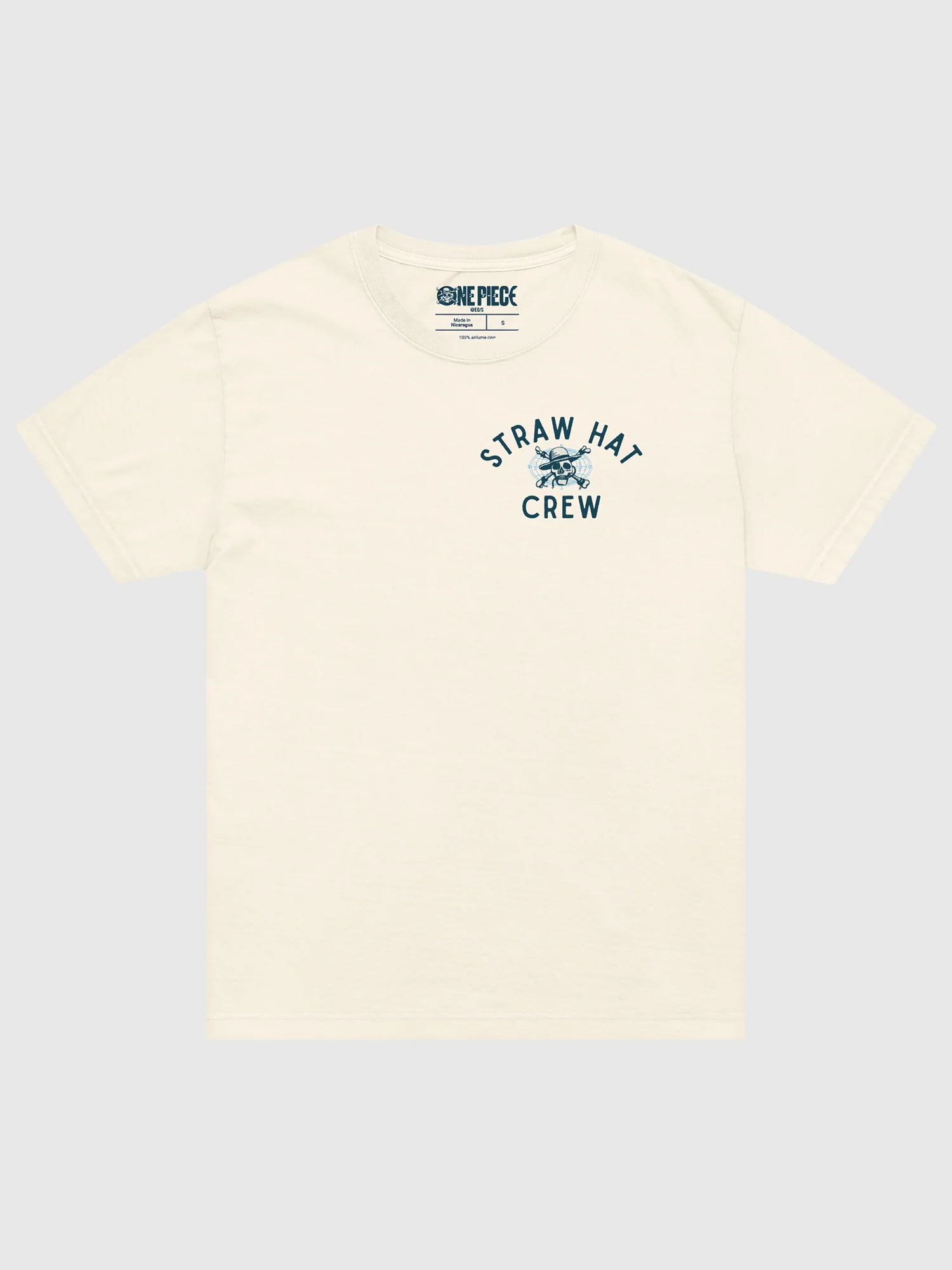 One Piece Oversized T-Shirt Straw Hat Crew - Image 2