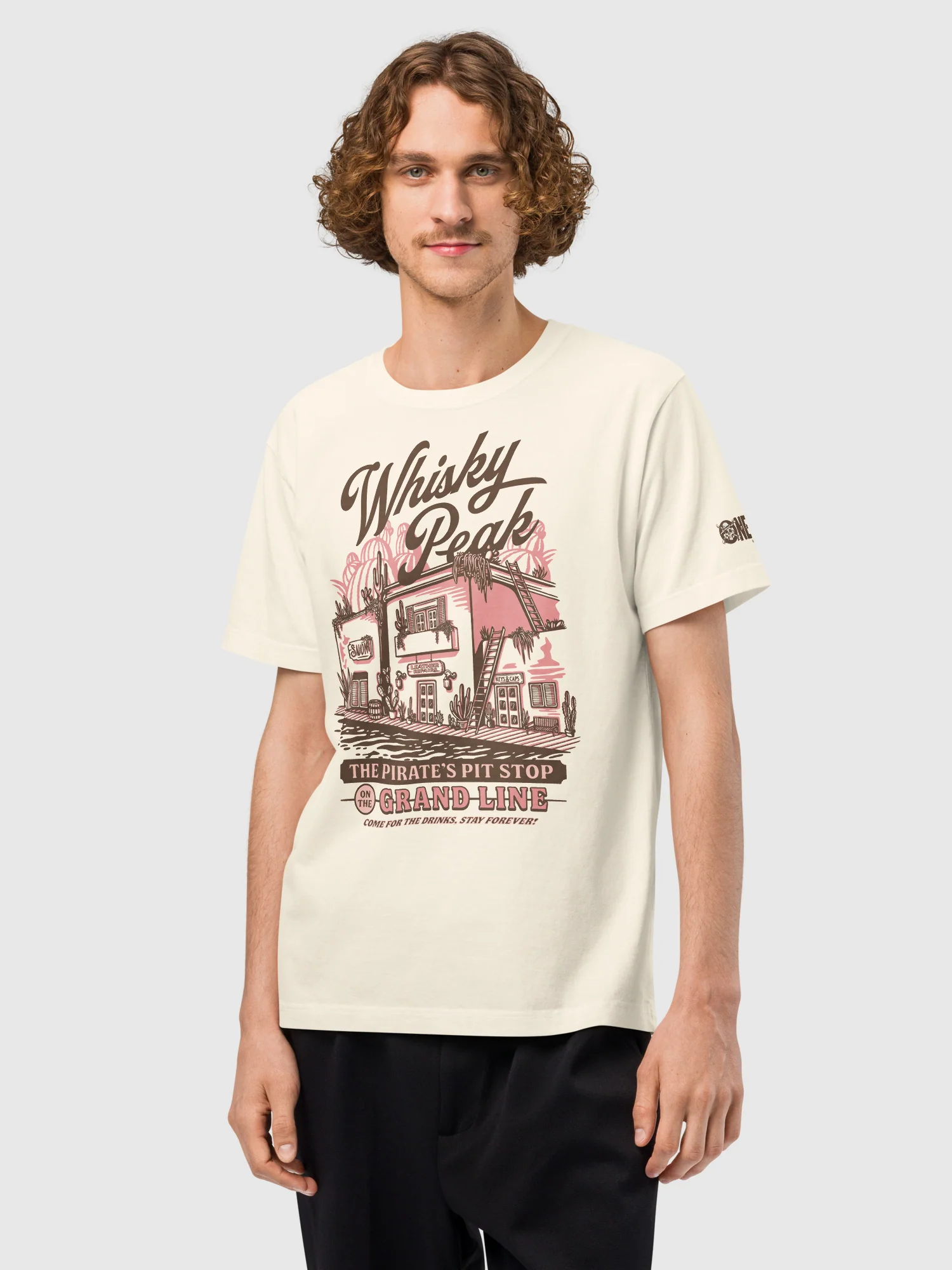 One Piece Oversized T-Shirt Whisky Peak - Image 2