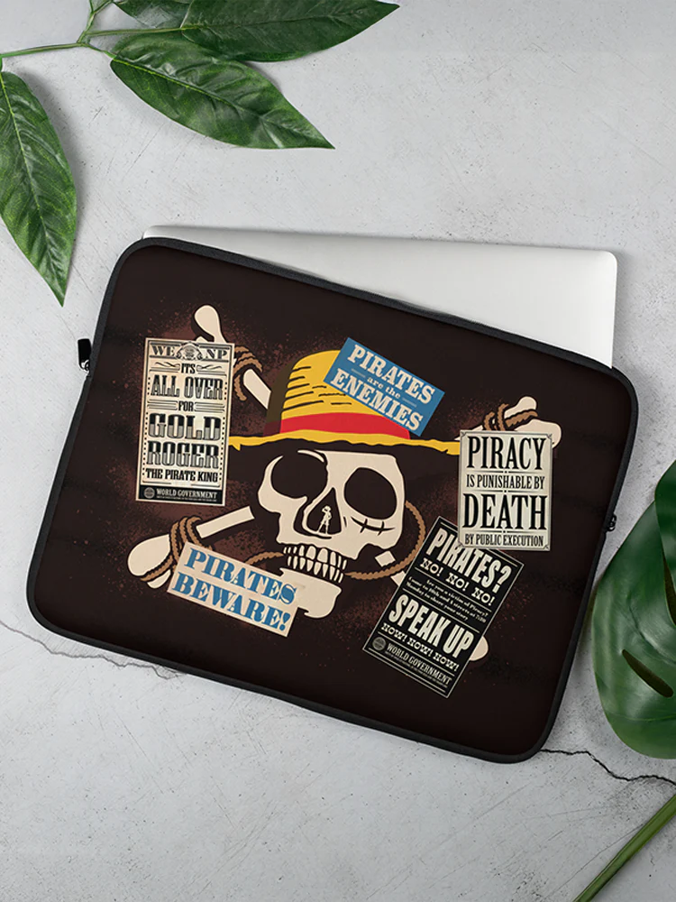 One Piece Pirate Collage Laptop Sleeve - Image 3
