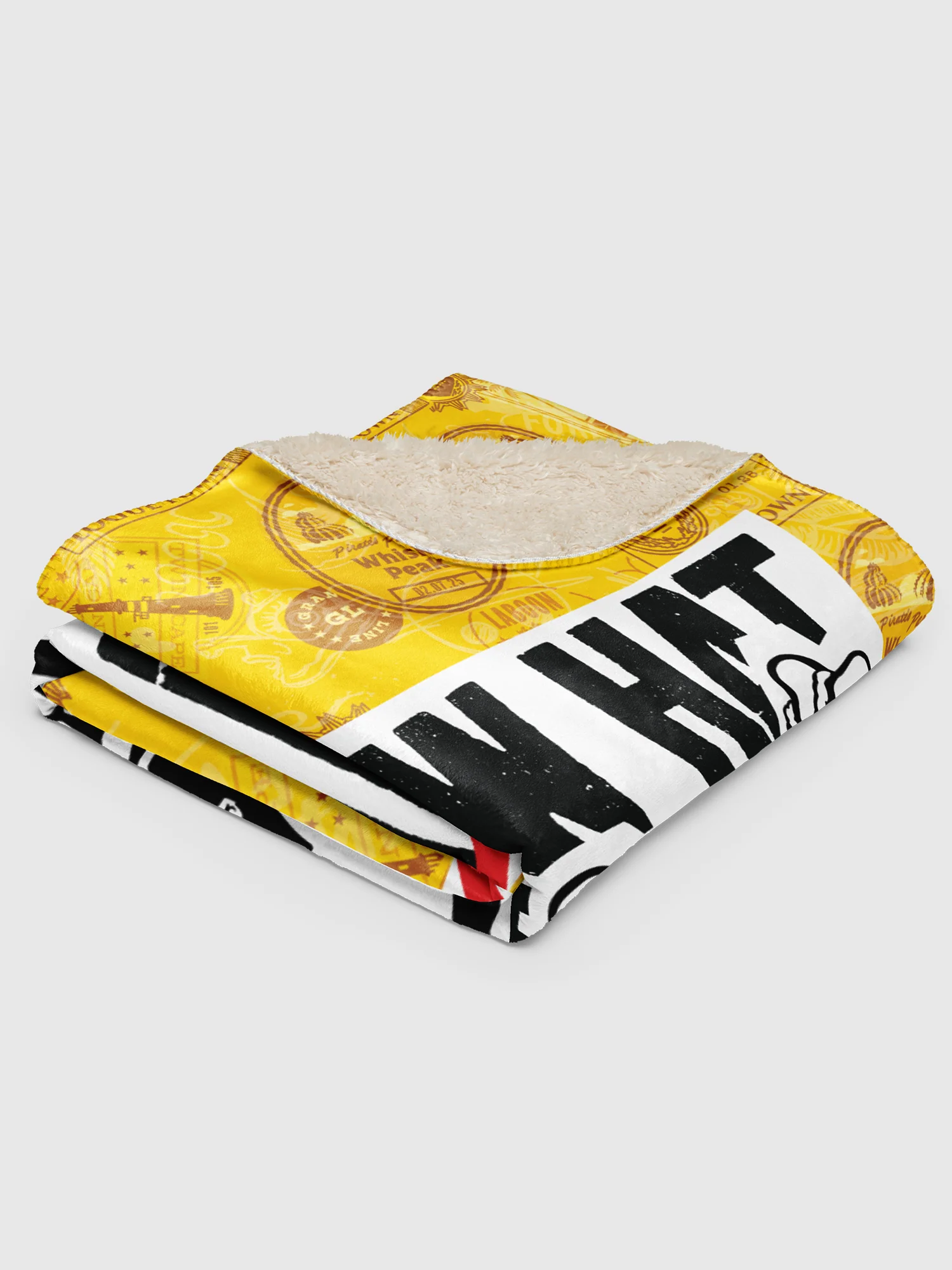 One Piece Sherpa Blanket Straw Hat Crew Luffy - Image 8