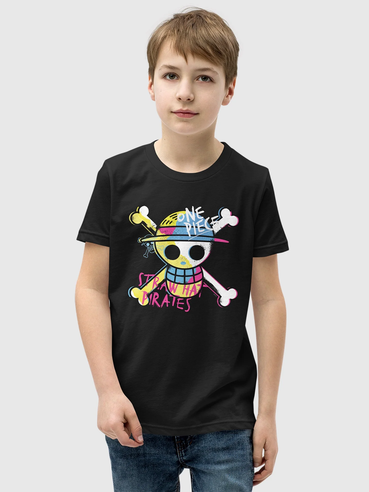 One Piece Straw Hat Pirates Kids T-Shirt - Image 2