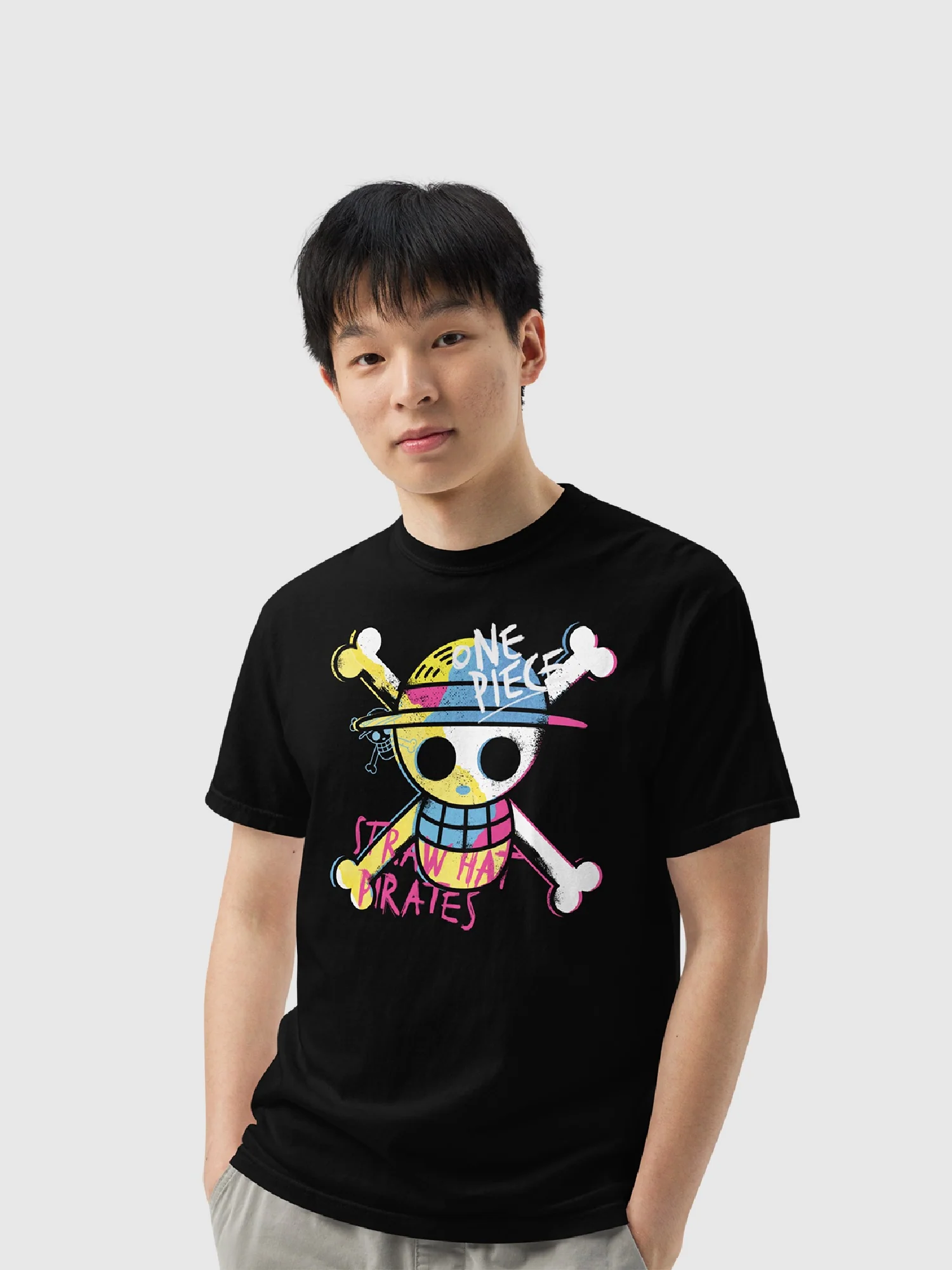 One Piece Straw Hat Pirates Comfort Colors T-Shirt - Image 3