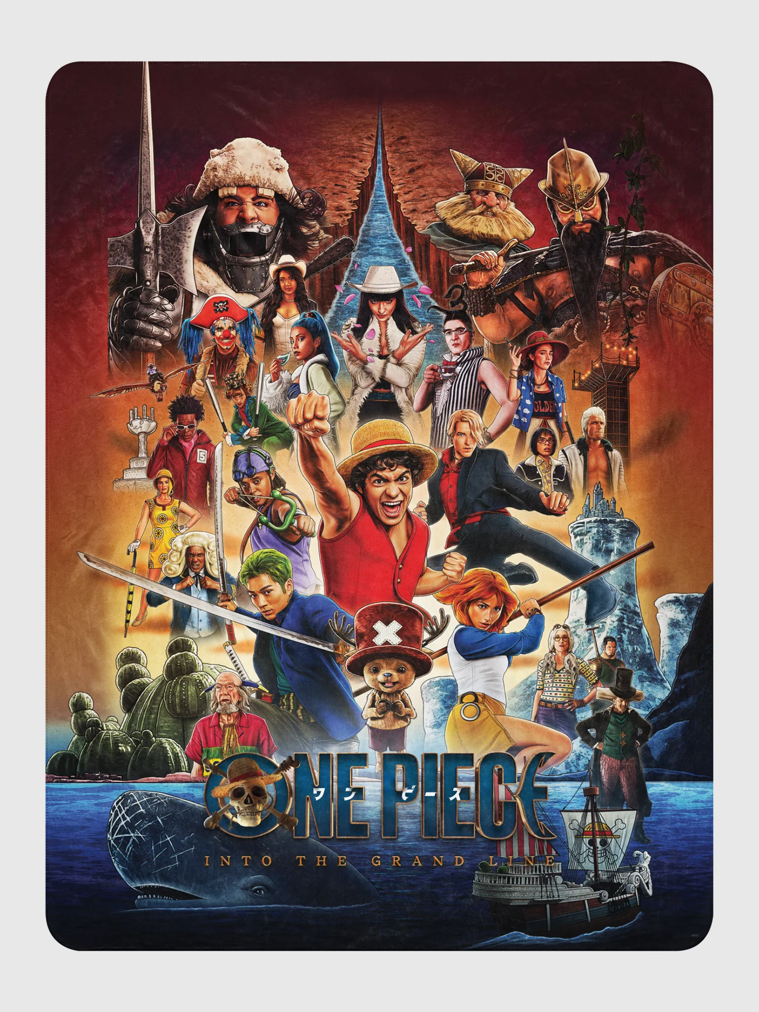 One Piece x Kyle Lambert Sherpa Blanket Live Action Ensemble - Image 3