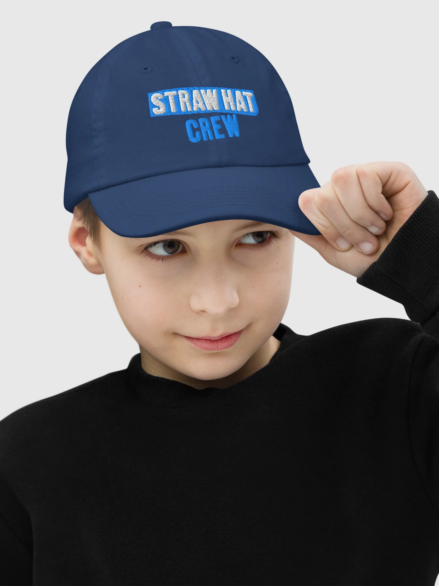 One Piece Youth Baseball Hat Straw Hat Crew - Image 3