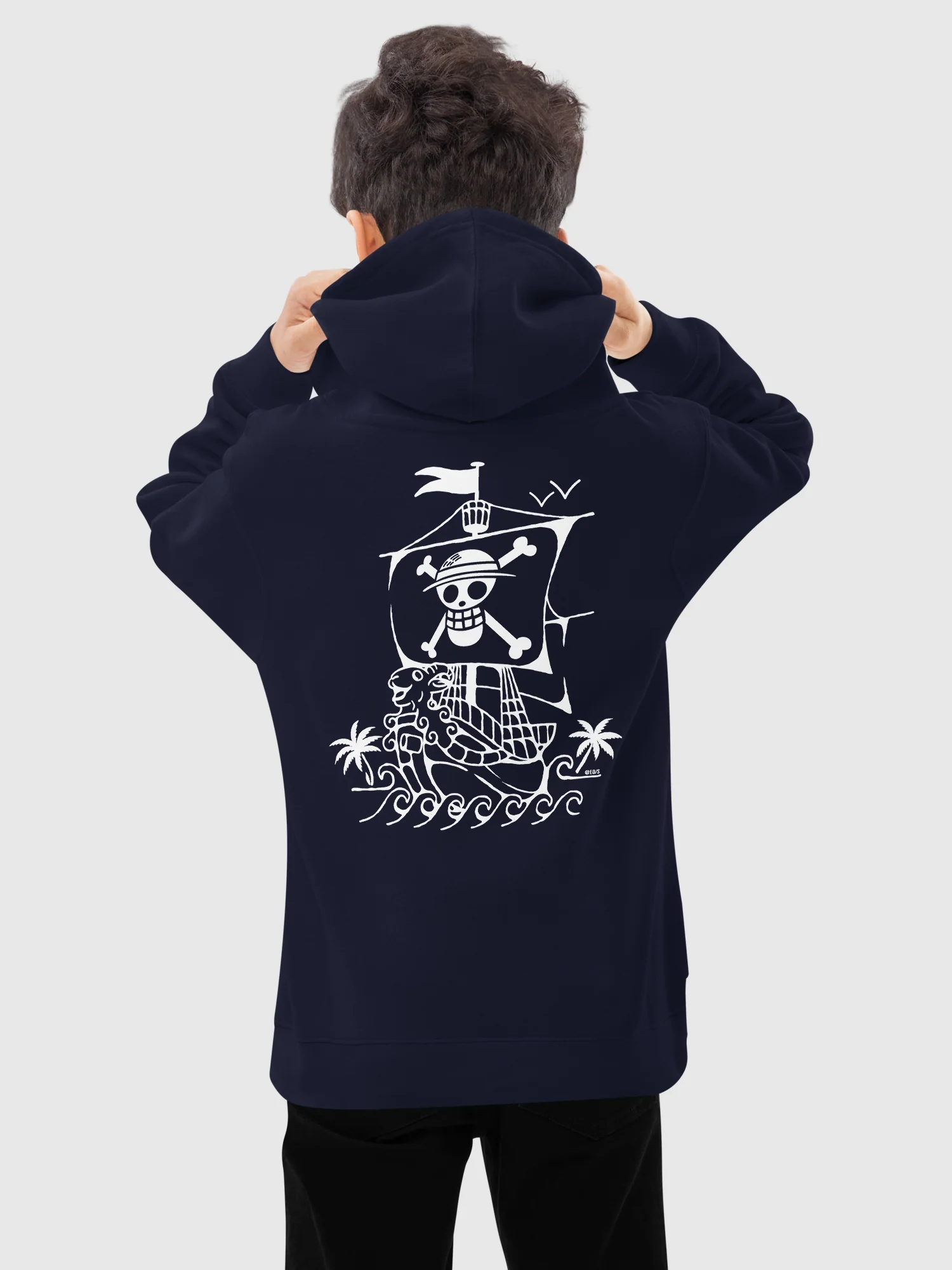 One Piece Youth Hoodie Straw Hat Crew - Image 4