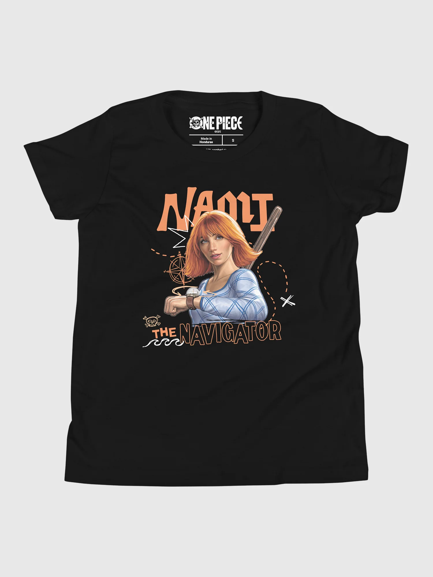 One Piece Youth T-Shirt Nami The Navigator - Image 2