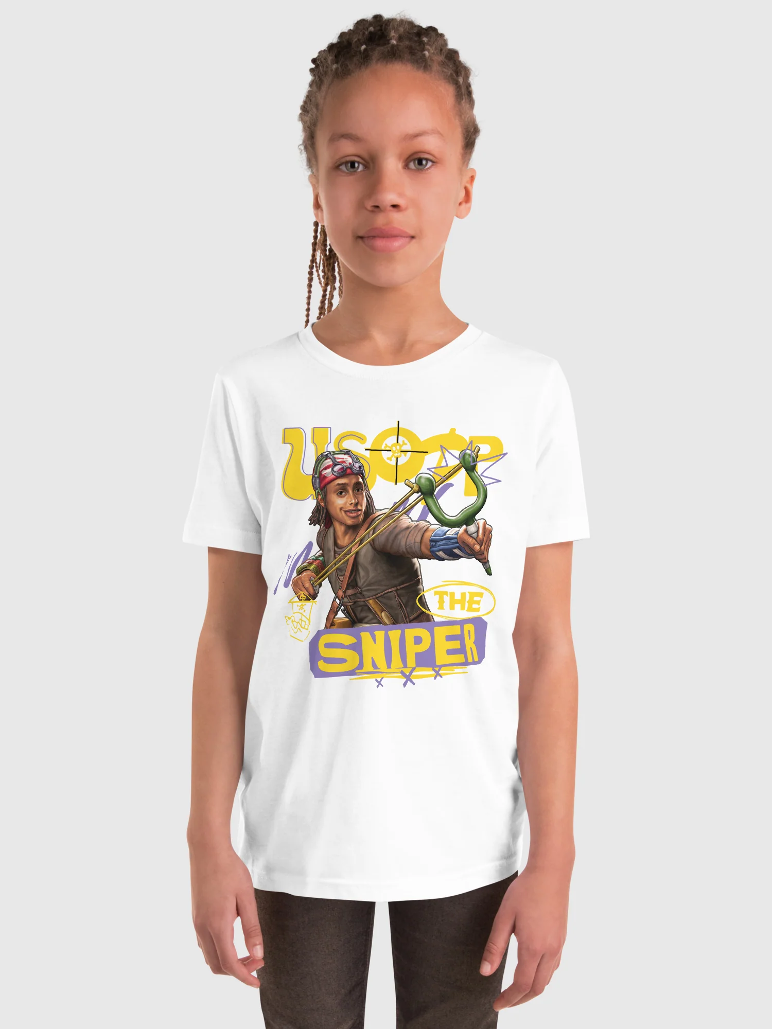 One Piece Youth T-Shirt Usopp The Sniper - Image 4