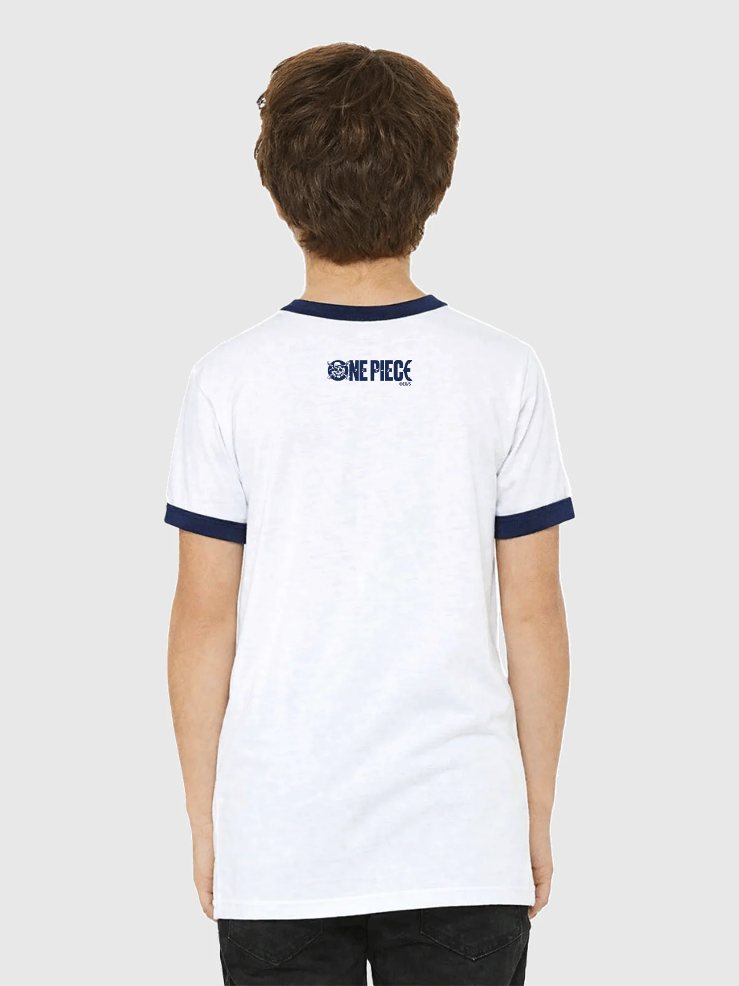 One Piece Ringer Youth T-Shirt Anchor - Image 4